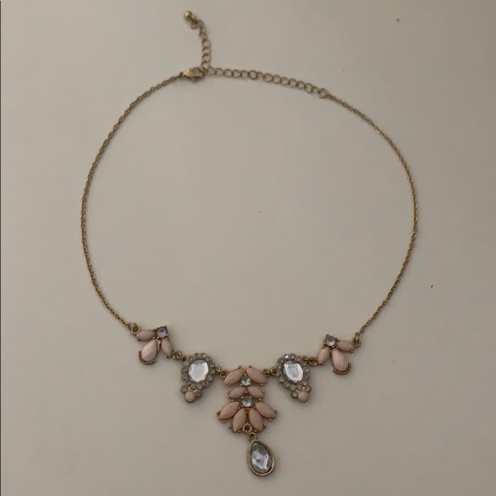 Necklace with gems